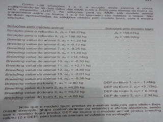Avaliação genética aula