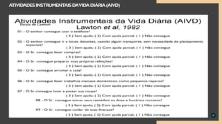 28
A
TIVIDADESINSTRUMENTAIS DAVIDADIÁRIA(AIVD)
 