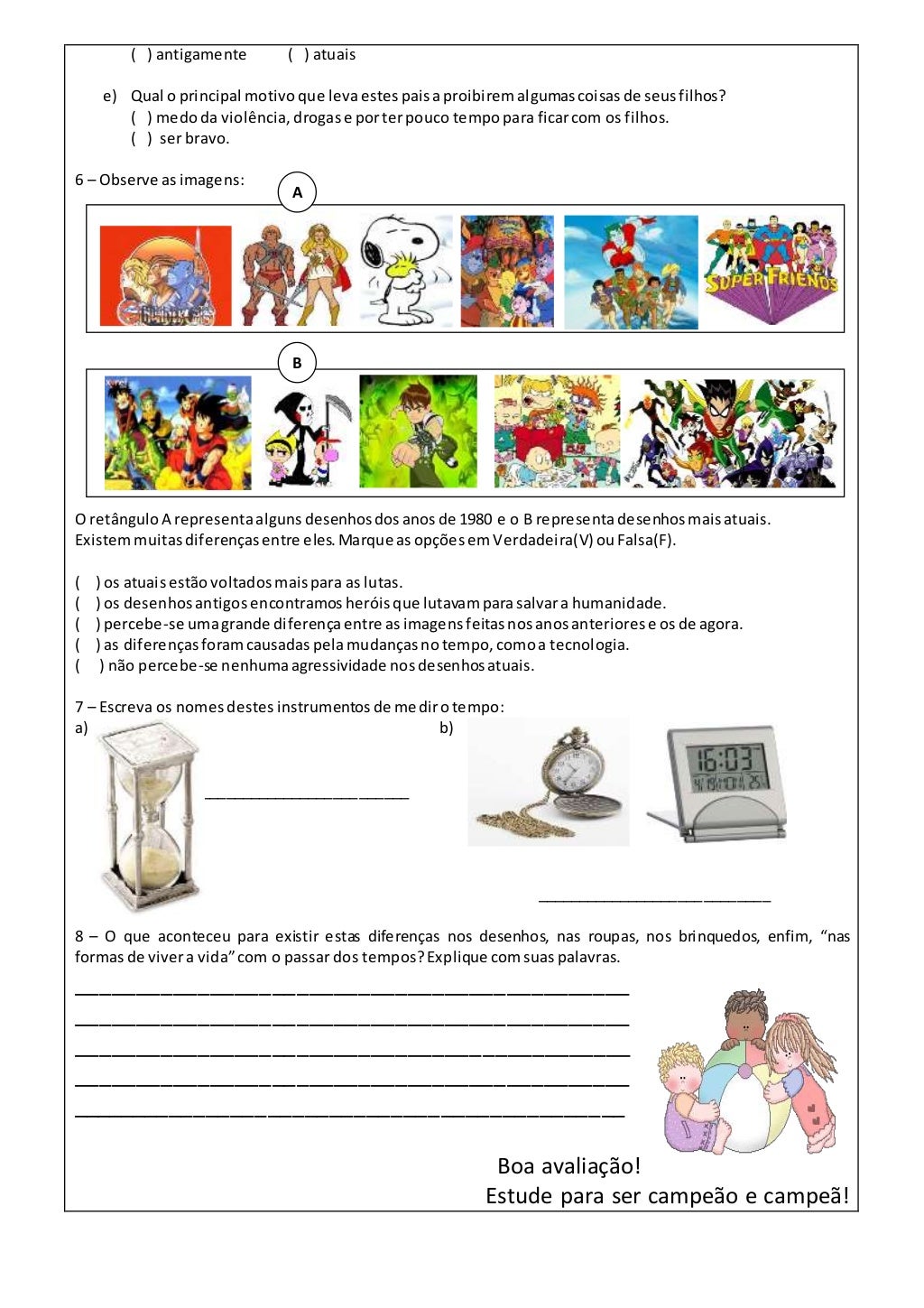 Avaliacao De Historia 4 Ano - REVOEDUCA
