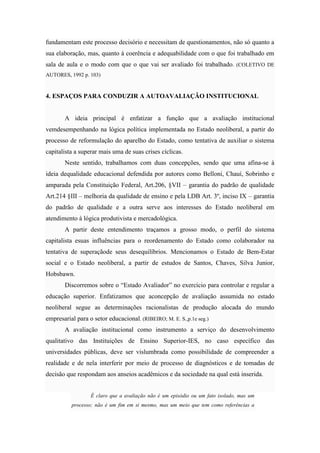 Avaliação institucional adriano prof norma