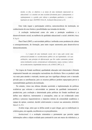 Avaliação institucional adriano prof norma