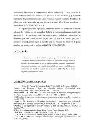 Avaliação institucional adriano prof norma