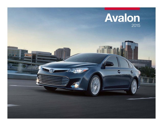 2015 Toyota Avalon Brochure Toyota Dealer Near Bloomington
