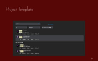 26
Project Template
 