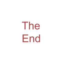 The End 
