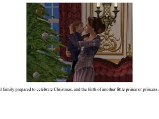 The royal family prepared to celebrate Christmas, and the birth of another little prince or princess as well.  
