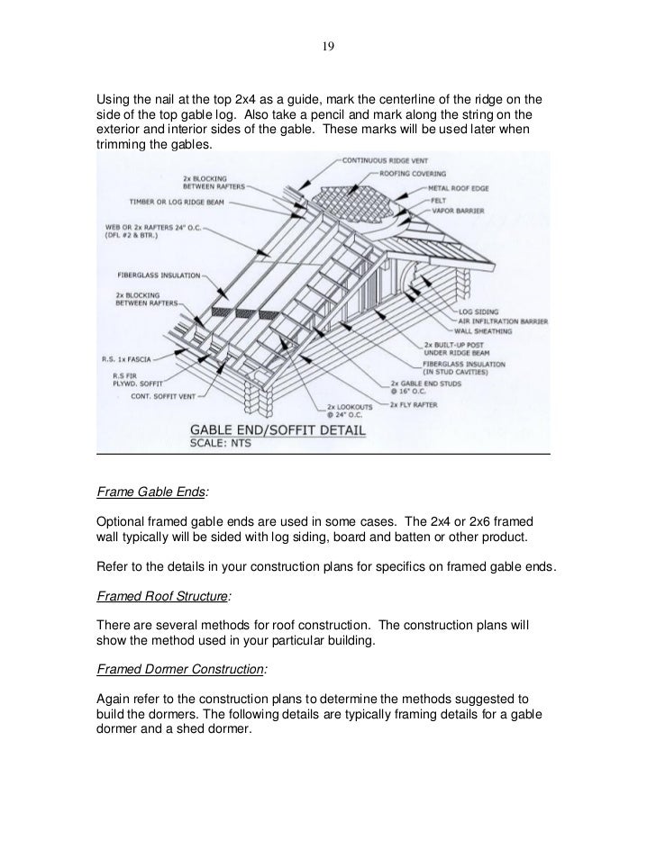 Avalon Log Homes Construction Manual 2011