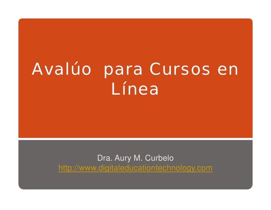 Avaluo Cursos En Linea Avaluo Cursos En Linea