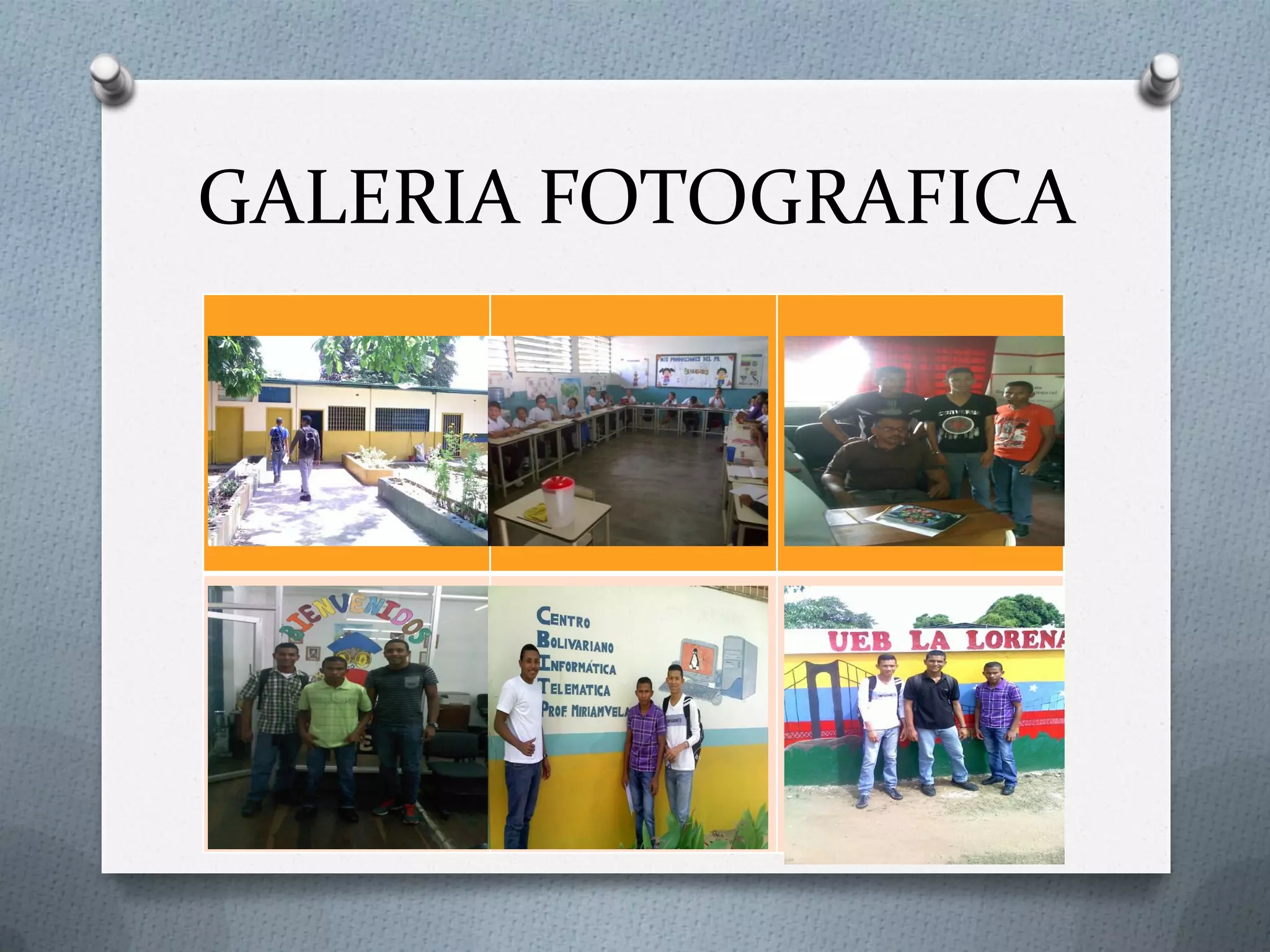GALERIA FOTOGRAFICA
 