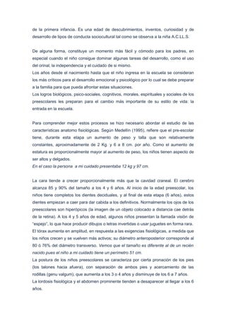 Avance De Proceso Preescolar