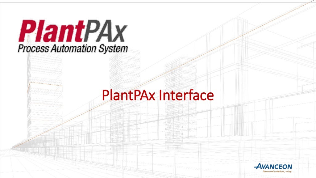 Avanceon Plant PAx Process