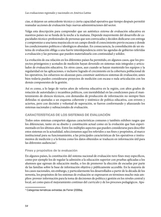 Avances y desafios en la evaluacion educativa | PDF