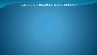 COLEGIO DE BACHILLERES DE CHIAPAS
 