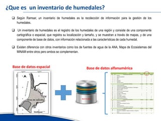 Avances del inventario nacional de humedales erick garcia ana