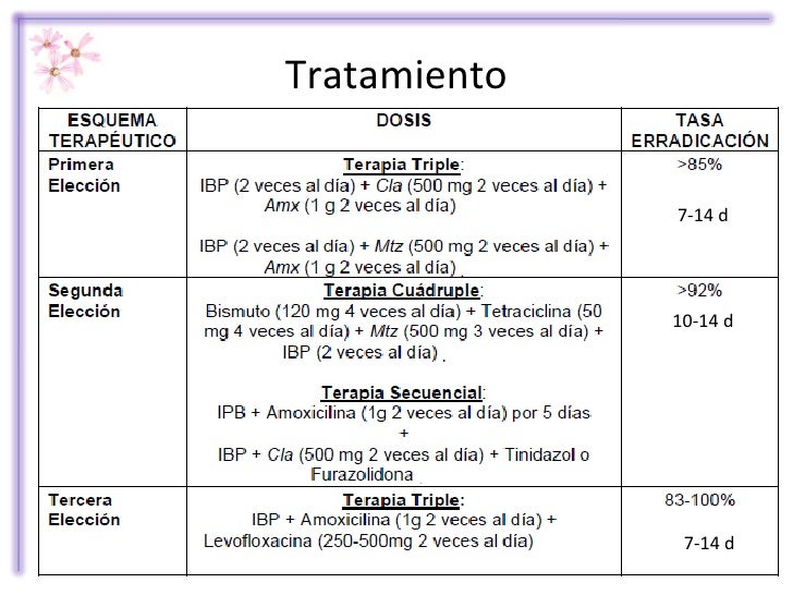 Avances En El Tratamiento Del Helicobacter Pylori