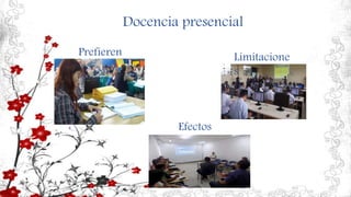 Docencia presencial
Prefieren Limitacione
s
Efectos
 