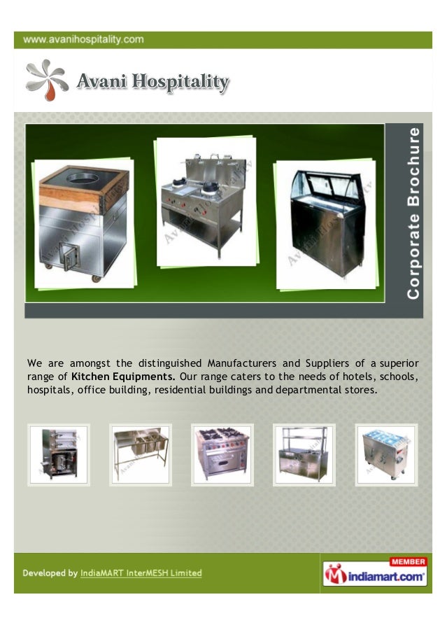 Avani Hospitality, Ahmedabad, Commercial Kitchen Equipments