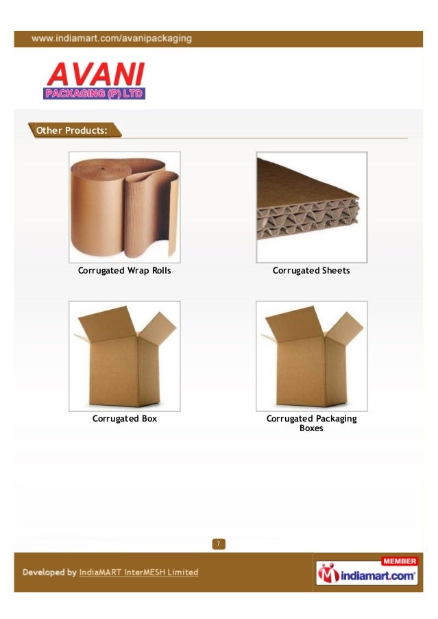 Avani Packaging Pvt. Ltd., Ahmedabad, Packing Boxes