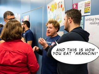 A N D T H I S I S H O W
Y O U E A T “ A R A N C I N I ”
 