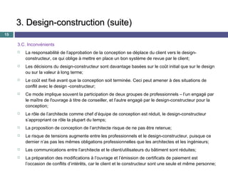 Contech 2014 : Avantages Et Inconvénients Des Principaux Modes De Con…