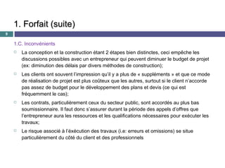 Contech 2014 : Avantages Et Inconvénients Des Principaux Modes De Con…