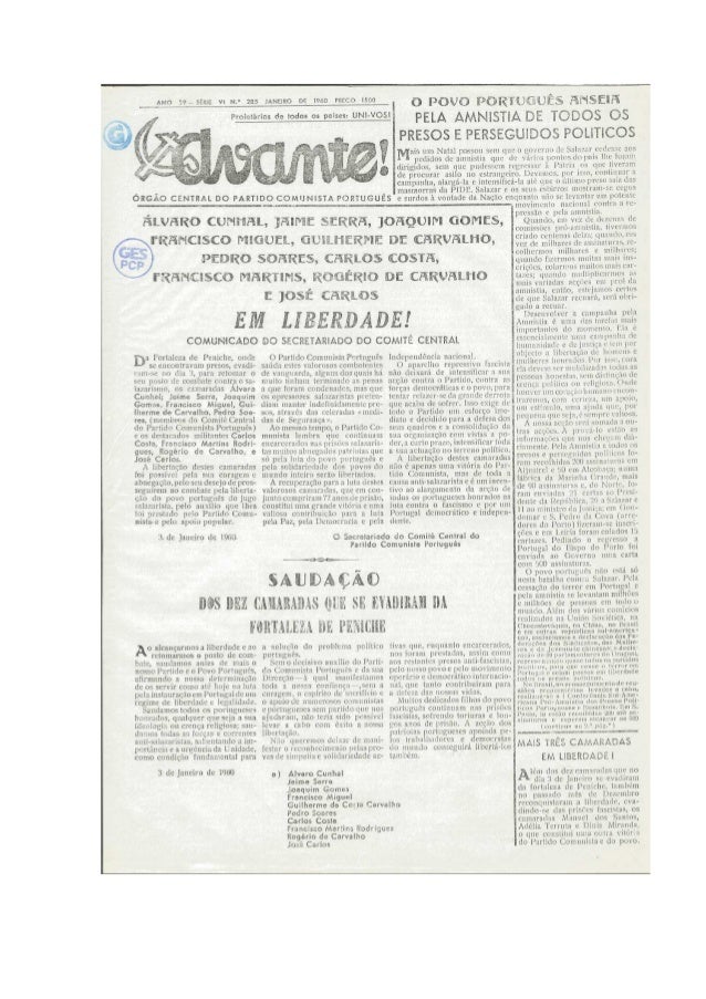 o POVÒ PÒRÎUGUÈS m-istin
PELA AMNISTIA DE TODOS OS

PRESOS E PERSEGUIDOS POLITICOS

"W110 {le Salazar ccdcssji:  aos
ii’ {...