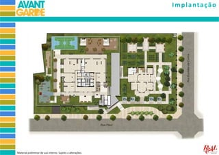Implantação
Material preliminar de uso interno. Sujeito a alterações.
 