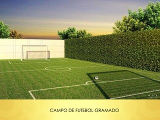 CAMPO DE FUTEBOL GRAMADO 