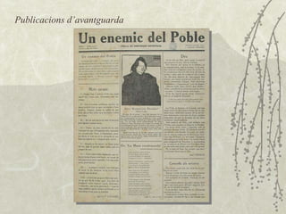 Publicacions d’avantguarda 