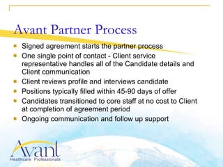 Avant Process Avant Healthcare Professionals Overview | PPT