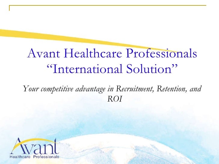 Avant Healthcare Professionals Overview