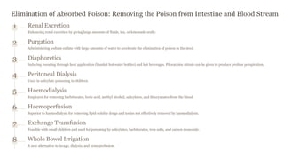 Management of Poisoning: Principles and Procedures | PPTX