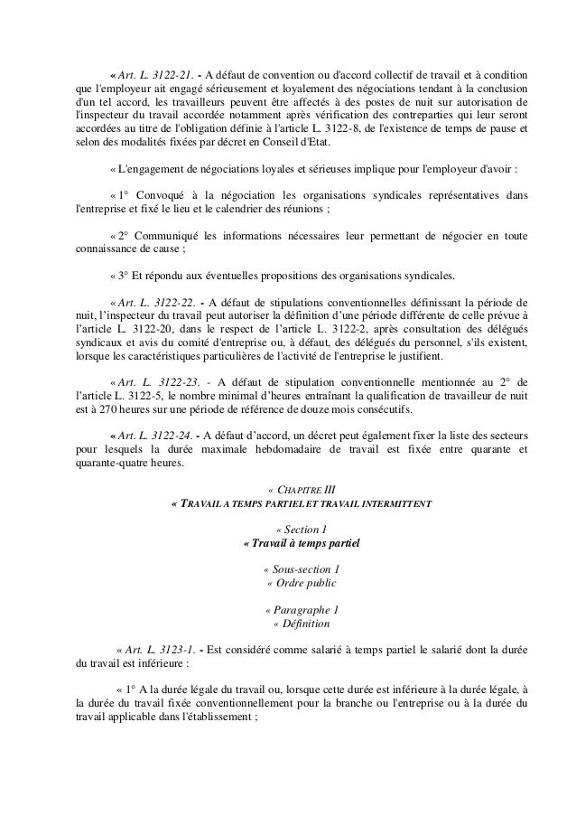 Avant Projet De Loi Travail El Khomri