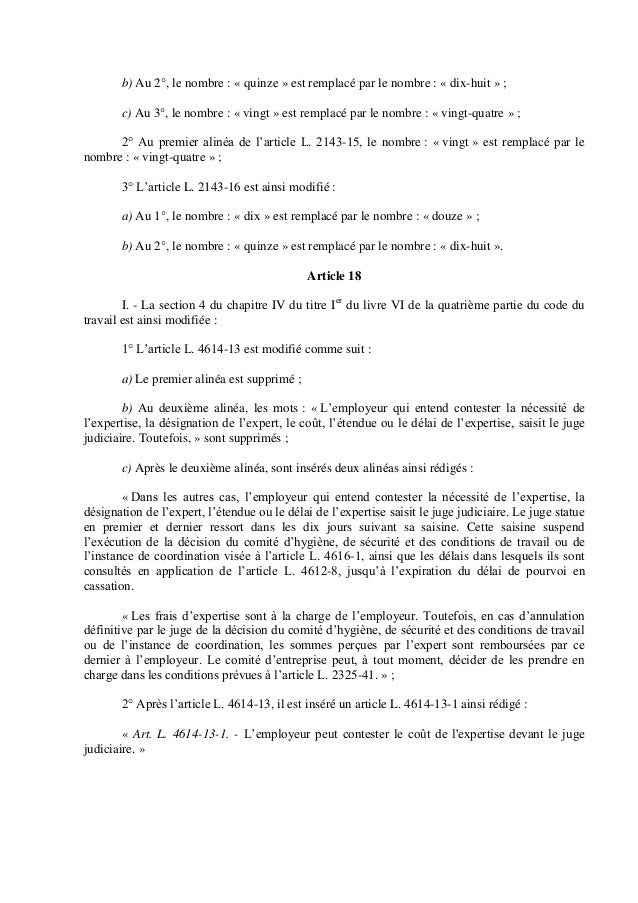 Avant Projet De Loi Travail El Khomri