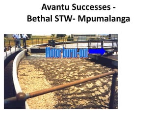 Avantu Successes -
Bethal STW- Mpumalanga
 