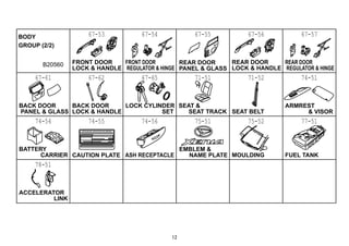 12 
B20560 
67-53 
67-61 67-62 67-65 71-51 71-52 74-51 
74-54 74-55 74-56 75-51 75-52 77-51 
78-51 
67-54 67-55 67-56 67-57 
 