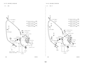 122 
FIG.31-02 CLUTCH PEDAL & FLEXIBLE HOSE 
―　―　―　―　―　―　―　―　―　―　―　―　―　―　―　―　―　―　―　―　―　―　―　―　―　―　―　―　―　―　―　―　―　― 
(1111- )F650 
312570-D 
31301 
31301A 
31301B 
94130-01002 
9004A-17223 
9004A-20019 
31301Q 
31301Q 
9004A-11219 
31321 
31341 
31340 
31341 
31341 
31342A 
55107A 
90041-20095 
9004A-11283 
90041-79300 
9004A-11219 
31324 
90041-79052 
90041-01610 
9004A-10155 
90041-20094 
9004A-11273 
FIG.31-02 CLUTCH PEDAL & FLEXIBLE HOSE 
(1111- )F651..5F 
31301Q 
31301B 
31324 
31301 
31301A 
31341 
31340 
31301Q 
94130-01002 
9004A-17223 
90041-01610 
9004A-10155 
90041-20094 
9004A-11273 
90041-20096 
9004A-11277 
9004A-20019 
31342A 
90041-79300 
9004A-11219 
31321 
31341 
31341 
55107A 
9004A-11219 
90041-79052 
3102 312586-B 
 