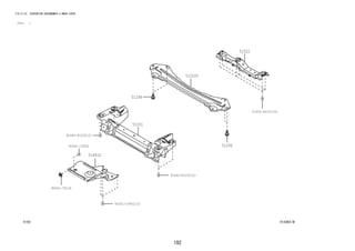 91642-81235(2) 
192 
FIG.51-52 SUSPENSION CROSSMEMBER & UNDER COVER 
(1111- ) 
51022 
51296 
51201 
51202D 
51296 
91642-81235(2) 
91652-B1025(6) 
90041-19902 
51441D 
90041-19902(3) 
90041-79134 
5152 512363-B 
 
