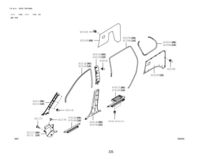 67917C 
67918D 
9004A-46302(2) 
235 
FIG.64-51 INSIDE TRIM BOARD 
(1111- )F650 ; (1111- )F651..STD 
SEMI TRIM 
62211 
62211D 
62212 
62117C 62117B 
62111C 
62112 
62510H 
62510P 
62311B 
62312B 
62333A 
62334A 
62411B 
62412B 
62401A 
62413A 
62414A 
67913B 
67914B 
62353C 
62354A 
62510H 
62520P 
6451 642934 
 