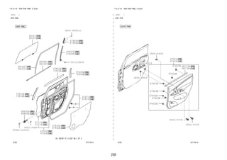 250 
FIG.67-55 REAR DOOR PANEL & GLASS 
―　―　―　―　―　―　―　―　―　―　―　―　―　―　―　―　―　―　―　―　―　―　―　―　―　―　―　―　―　―　―　―　―　― 
(1111- ) 
DOOR PANEL 
677124-C 
90041-68099(2) 
6677111134 
9004A-11244(2) 6677000034 
6677448856BB 
6677440078FF 
6677884412EE 
6677887712 
6688110034 
6688114522CC 
6688123800CC 
6688663400AD 
7755993312AA 
7755993334BB 
7755993356BB 
90041-05486 
90119-06838 
FIG.67-55 REAR DOOR PANEL & GLASS 
(1111- ) 
DOOR TRIM 
67603 
67603B 
67603B 
90041-83025 
90041-89019 
67603E 
67603B 
67603E 
67603E 
67603E 
67604 
6688117734AB 
90041-67030 
90041-67030 
90041-89019 
6755 677125-A 
 