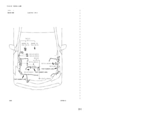 311 
FIG.82-02 WIRING & CLAMP 
―　―　―　―　―　―　―　―　―　―　―　―　―　―　―　―　―　―　―　―　―　―　―　―　―　―　―　―　―　―　―　―　―　― 
(1111- ) 
ENGINE ROOM ILLUST NO. 2 OF 8 
827883-A 
REFER TO 
FIG 84-01 84-01 
REFER TO 
FIG 
82111 
82112B 
90119-06915 
90119-06915 
82122 
82711-1E340 
82711-BZ010 
91671-80822 
90119-06915 
 