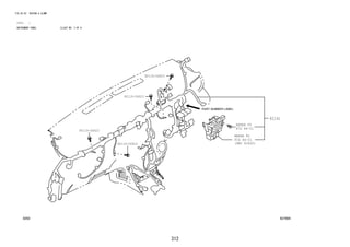 312 
FIG.82-02 WIRING & CLAMP 
(1111- ) 
INSTRUMENT PANEL ILLUST NO. 3 OF 8 
REFER TO 
FIG 
84-01 
REFER TO 
FIG 
(PNC 82600) 
90119-06923 
90119-06923 
90119-06923 
90119-06923 
84-01 
82141 
8202 827884 
 
