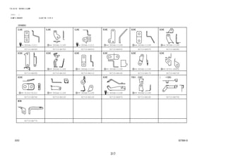 9004A-11189 9004A-11189 9004A-11189 9004A-11189 
82715-BZ040 82715-BZ050 82715-BZ070 82715-BZ080 
317 
FIG.82-02 WIRING & CLAMP 
(1111- ) 
CLAMP & BRACKET ILLUST NO. 8 OF 8 
827889-B 
82715-BZ020 
91552-81012 
9004A-11189 
9004A-11189 
9004A-11189 9004A-11189 
9004A-11189 
82715-BZ090 82715-BZ100 82715-BZ110 
82715-BZ130 
9004A-11189 
82715-BZ140 
82715-BZ160 
9004A-11189 
82715-BZ170 
82715-BZ670 82715-BZ180 
82715-BZ700 
82715-BZ730 
82715-BZ760 82715-BZ750 
82715-BZ770 
9004A-11188 
9004A-11211 9004A-11211 
91551-80820 
 
