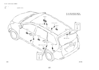 84231A 
327 
FIG.84-01 SWITCH & RELAY & COMPUTER 
(1111- ) 
BODY ILLUST NO. 4 OF 6 
84C786 
83320 
84231A 
84231A 
84231A 
84234D 
84234D 
84810 
84810 
84810 
84820 
9004A-16032 
9004A-16032 
90166-70001 
90166-70001 
90166-70001 
90166-70001 
 