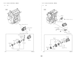 362 
FIG.87-19 HEATING & AIR CONDITIONING - COMPRESSOR 
―　―　―　―　―　―　―　―　―　―　―　―　―　―　―　―　―　―　―　―　―　―　―　―　―　―　―　―　―　―　―　―　―　― 
(1111- )F651 
9004A-38031(3) 
91551-80850 
87C542-A 
91551-80880(3) 
88466-87701 
88365 
88330A 88320 
88301 
88302B 
88365A 
88403 
88410 
88446C 
88688N 
FIG.87-19 HEATING & AIR CONDITIONING - COMPRESSOR 
(1111- )F650 
87C543-A 
88301 
91551-80830 
90041-19411 
88302B 
88320 
88365 
88330A 
88365A 
88403 
88410 
88431 
88432A 
88446C 
88569-87107 
9004A-11201(2) 
90119-08B47 
91652-B1025 
88466-87701 
 