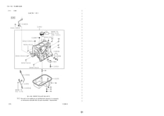 61 
FIG.11-05 CYLINDER BLOCK 
―　―　―　―　―　―　―　―　―　―　―　―　―　―　―　―　―　―　―　―　―　―　―　―　―　―　―　―　―　―　―　―　―　― 
(1111- )EJVE 
ILLUST NO. 1 OF 2 
117246-A 
REFER TO 
FIG 
(PNC 13101) 
15301A 
11401 
REFER TO 
FIG 
11401G 
11401K 
11416 
11444A 
90042-53003 
11448 
11452 
12101 
15301 
90042-50122 
13-01 
11-06 
N02 
90042-50122 
90042-50122 
90042-50122 
90042-53003 
91621-60616 
N02 
 