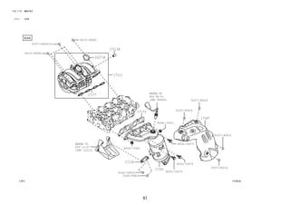 17173 
97 
FIG.17-01 MANIFOLD 
(1111- )K3VE 
REFER TO 
FIG 
(PNC 89465) 
94151-80800 
22271A 
17177 
REFER TO 
FIG 
(PNC 12312) 
84-01 
11-07 
17111A 
17111 
90041-79301 
17118 
90041-79301 
17141 
91671-80614 
17167 
91671-80614 
90041-20079 
90041-20079 
90041-20079 
91641-80818 
91641-80818 
91671-80614 
91671-80614 
91671-80830(3) 
94151-80800 
17F1 177414 
 