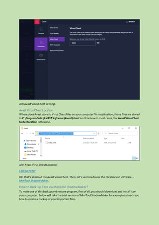Avast virus-chest | DOCX