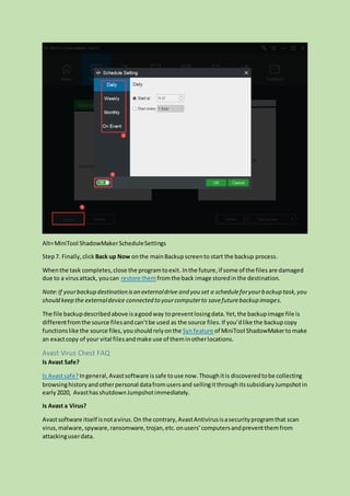 Avast virus-chest | DOCX