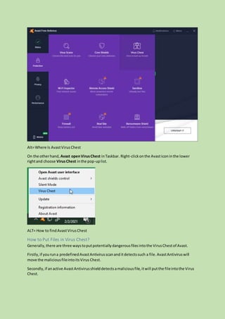 Avast virus-chest | DOCX